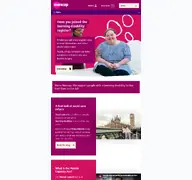 Kleine Seitenvorschau von mencap.org.uk