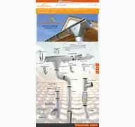 Kleine Seitenvorschau von dachrinnen-kaufen.de