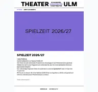 Kleine Seitenvorschau von 2627.theater-ulm.de