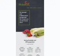 Kleine Seitenvorschau von heitmeier-bio.de