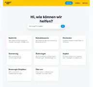 Kleine Seitenvorschau von help.flighttix.de