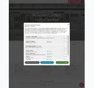 Kleine Seitenvorschau von helpcenter.wienerlinien.at