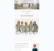 Kleine Seitenvorschau von praxisamwendelinusplatz.de