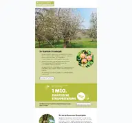 Kleine Seitenvorschau von streuobstpakt.bayern.de