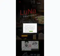 Kleine Seitenvorschau von trattoria-luna.de
