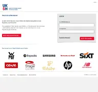 Kleine Seitenvorschau von uksh.mitarbeiterangebote.de