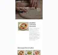 Kleine Seitenvorschau von trattoria-salerno.de