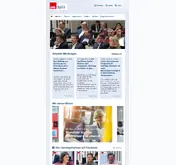 Kleine Seitenvorschau von spd-fraktion-mv.de