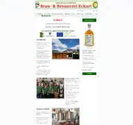 Kleine Seitenvorschau von brauerei-eckart.de
