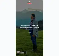 Kleine Seitenvorschau von bergbauernmilch.de
