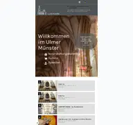 Kleine Seitenvorschau von ulmer-muenster.de