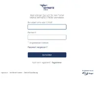 Kleine Seitenvorschau von meine.mitnetz-strom.de