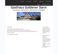 Kleine Seitenvorschau von gasthausgoldenerstern.de