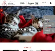 Kleine Seitenvorschau von tierschutzverein-backnang.de