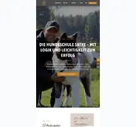 Kleine Seitenvorschau von hundeschule-satke.de