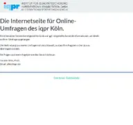 Kleine Seitenvorschau von umfrage.iqpr.de