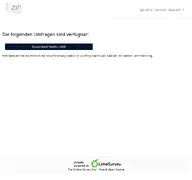 Kleine Seitenvorschau von umfragen.zsh.uni-halle.de