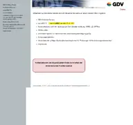 Kleine Seitenvorschau von gdv-online.de