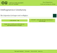Kleine Seitenvorschau von umfrage.uni-halle.de