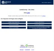Kleine Seitenvorschau von umfrage.uni-jena.de