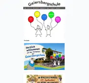 Kleine Seitenvorschau von geiersbergschule.de