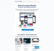 Kleine Seitenvorschau von evalarm.de