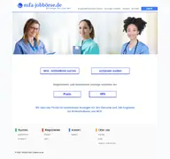 Kleine Seitenvorschau von mfa-jobboerse.de