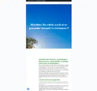 Kleine Seitenvorschau von umweltfreundlich-werben.de