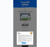 Kleine Seitenvorschau von fragab.de