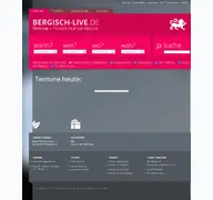 Kleine Seitenvorschau von bergisch-live.de