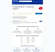 Kleine Seitenvorschau von umzug.check24.de