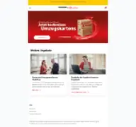 Kleine Seitenvorschau von umzugskartons-gratis.de