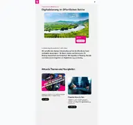 Kleine Seitenvorschau von public.telekom.de