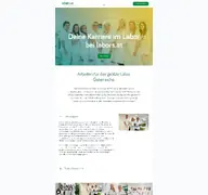 Kleine Seitenvorschau von laborsupport-labors.career.softgarden.de