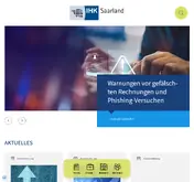 Kleine Seitenvorschau von saarland.ihk.de
