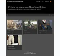 Kleine Seitenvorschau von uniformenportal.de