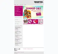 Kleine Seitenvorschau von bantel.de