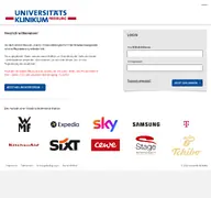 Kleine Seitenvorschau von uniklinik-freiburg.mitarbeiterangebote.de