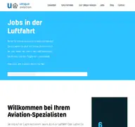 Kleine Seitenvorschau von unique-aviation.de