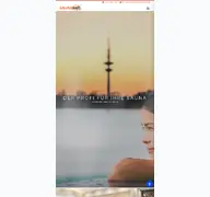 Kleine Seitenvorschau von saunawelt-hamburg.de