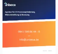 Kleine Seitenvorschau von uniseca.de