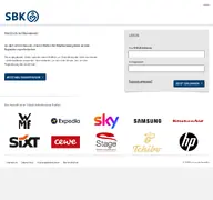 Kleine Seitenvorschau von sbk.mitarbeiterangebote.de