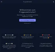 Kleine Seitenvorschau von fragezeichinator.de