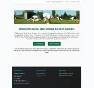 Kleine Seitenvorschau von united-soccer-camps.de