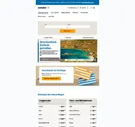 Kleine Seitenvorschau von condor.com