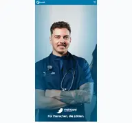 Kleine Seitenvorschau von meincare.de