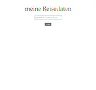 Kleine Seitenvorschau von meinereisedaten.de
