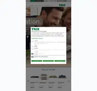 Kleine Seitenvorschau von trix.de