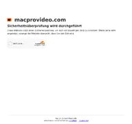 Kleine Seitenvorschau von macprovideo.com
