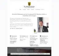 Kleine Seitenvorschau von notar-koebler.de